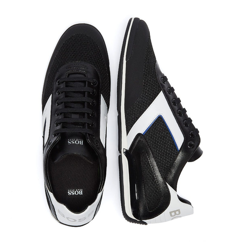 BOSS Saturn Hybrid Low Mens Black Trainers