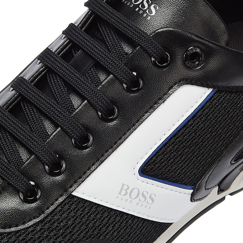 BOSS Saturn Hybrid Low Mens Black Trainers