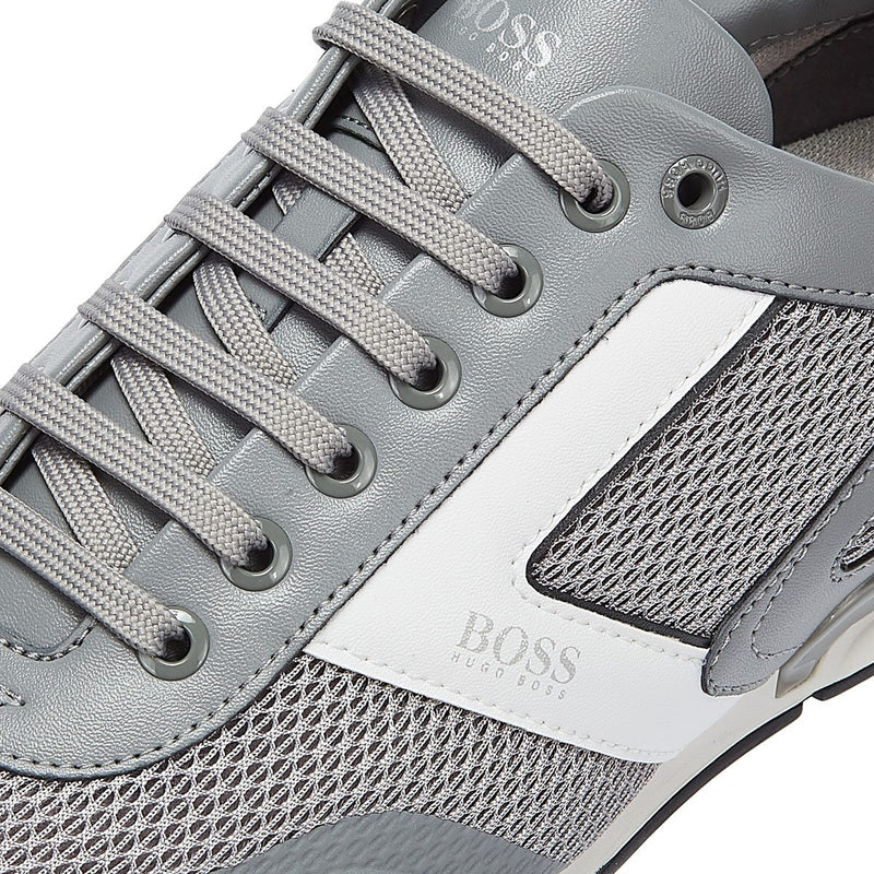 BOSS Saturn Hybrid Low Mens Grey Trainers