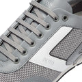 BOSS Saturn Hybrid Low Mens Grey Trainers