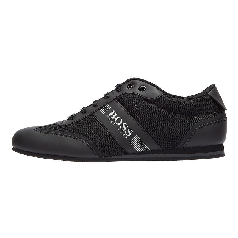 BOSS Lighter Mix Low Mens Black Trainers