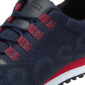 BOSS Parkour Runn Res Mens Navy / Red Trainers