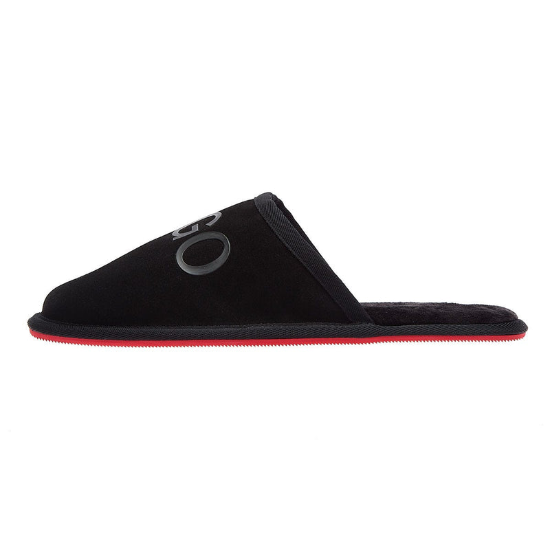 HUGO Cozy Mens Black Slippers