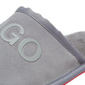 HUGO Cozy Mens Grey Slippers
