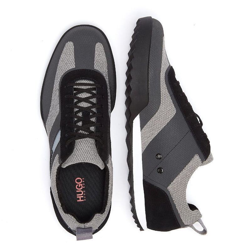 HUGO Matrix Low Mens Black / Grey Trainers