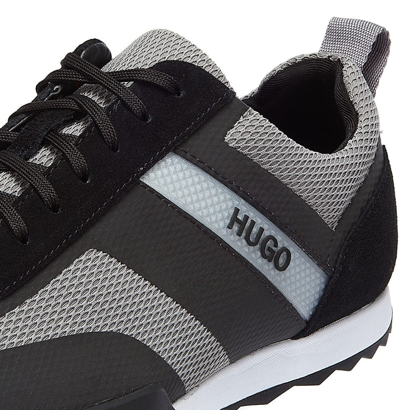 HUGO Matrix Low Mens Black / Grey Trainers
