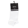 BOSS 2 Pack White Ankle Socks