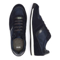 BOSS Glaze Mix Low Mens Dark Blue Trainers