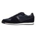 BOSS Glaze Mix Low Mens Dark Blue Trainers