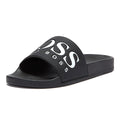 BOSS Solar Mens Black / White Slides