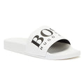 BOSS Solar Mens White / Black Slides