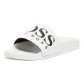 BOSS Solar Mens White / Black Slides