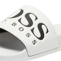 BOSS Solar Mens White / Black Slides