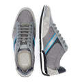 BOSS Saturn Low Mens Grey / Blue Trainers