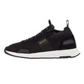 BOSS Titanium Runn Mens Black / Gold Trainers