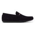 Hugo Dandy Moccassin Mens Dark Blue Shoes