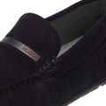 Hugo Dandy Moccassin Mens Dark Blue Shoes