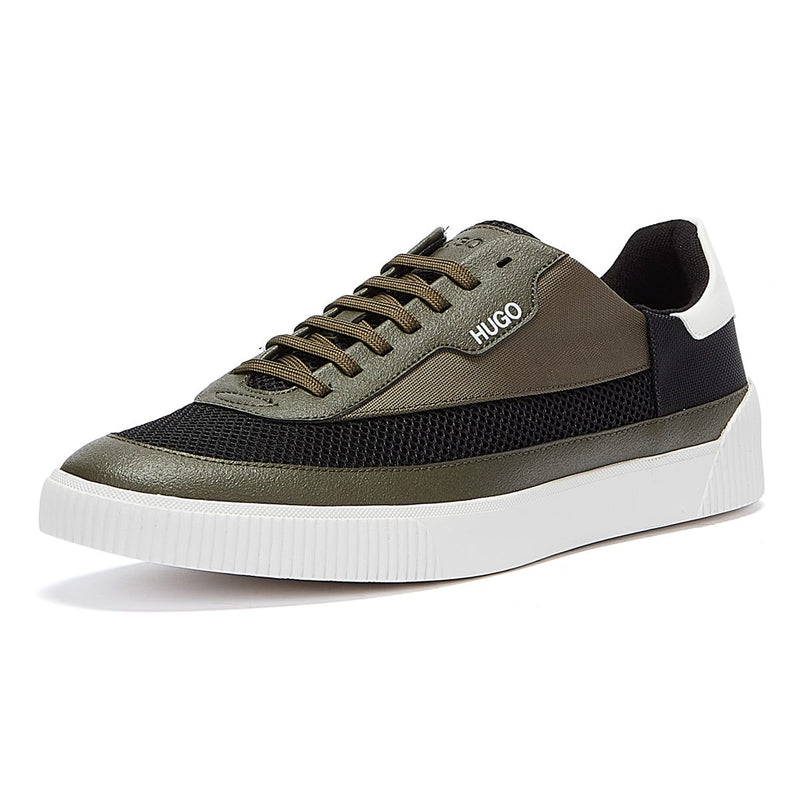 HUGO Zero Tenn Mens Khaki / Black Trainers