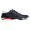 BOSS Saturn Low Mesh Mens Navy / Red Trainers