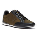 BOSS Saturn Low Mesh Mens Khaki / Black Trainers