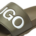 HUGO Match Mens Khaki Slides