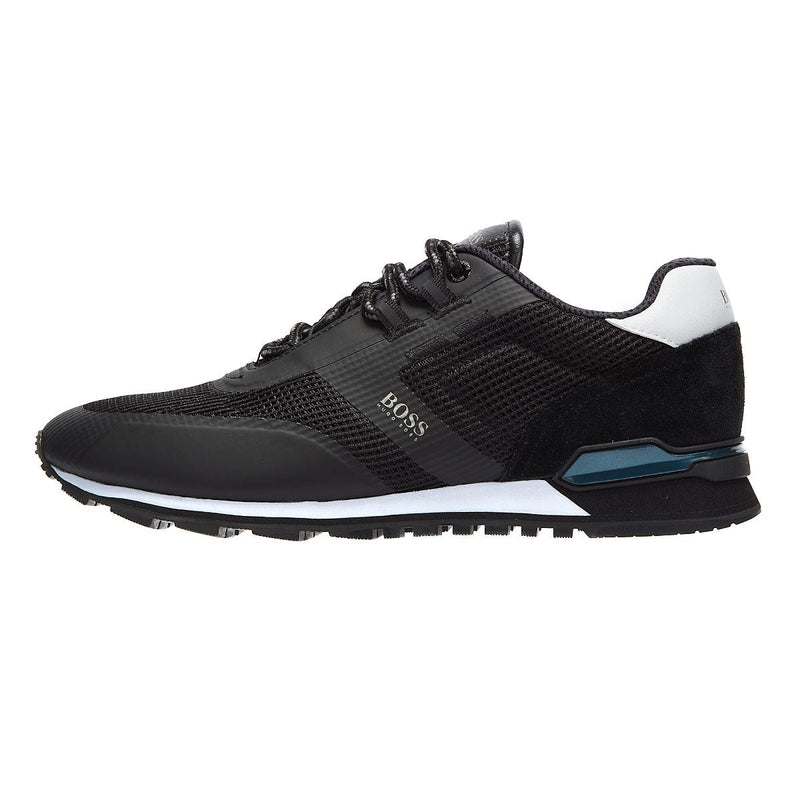 BOSS Parkour Runn Mesh Mens Black Trainers