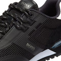 BOSS Parkour Runn Mesh Mens Black Trainers