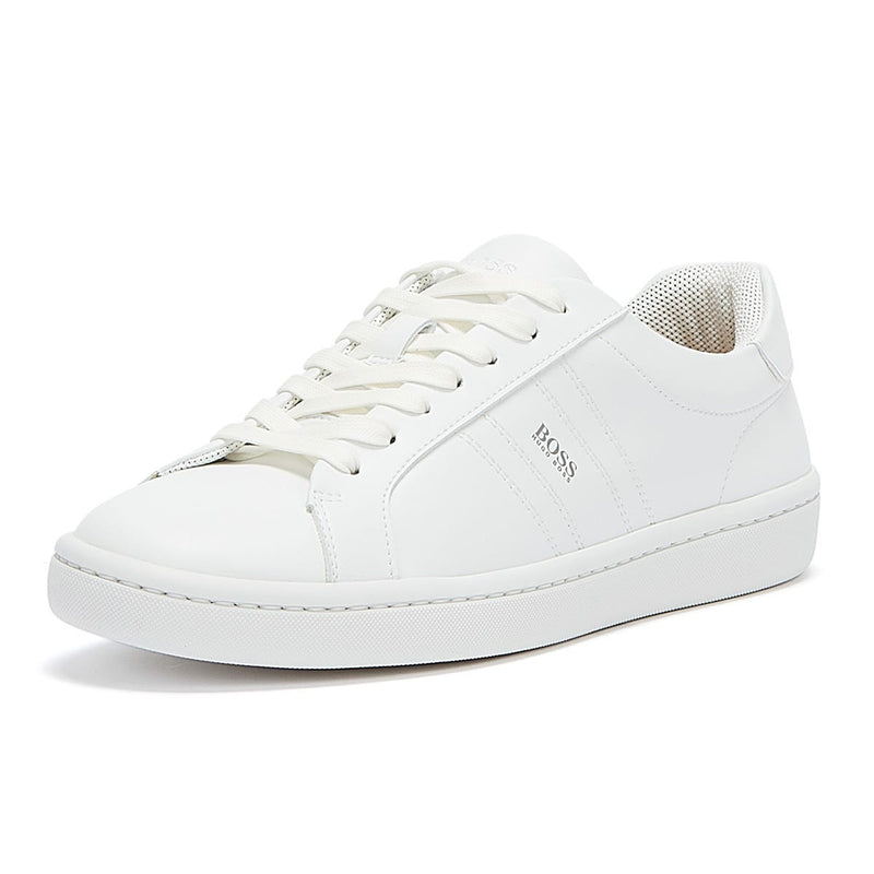 Hugo Boss Ribeira Tenn Mens White Trainers