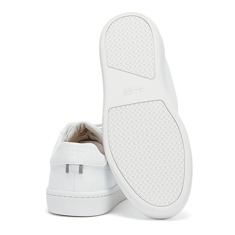 Hugo Boss Ribeira Tenn Mens White Trainers