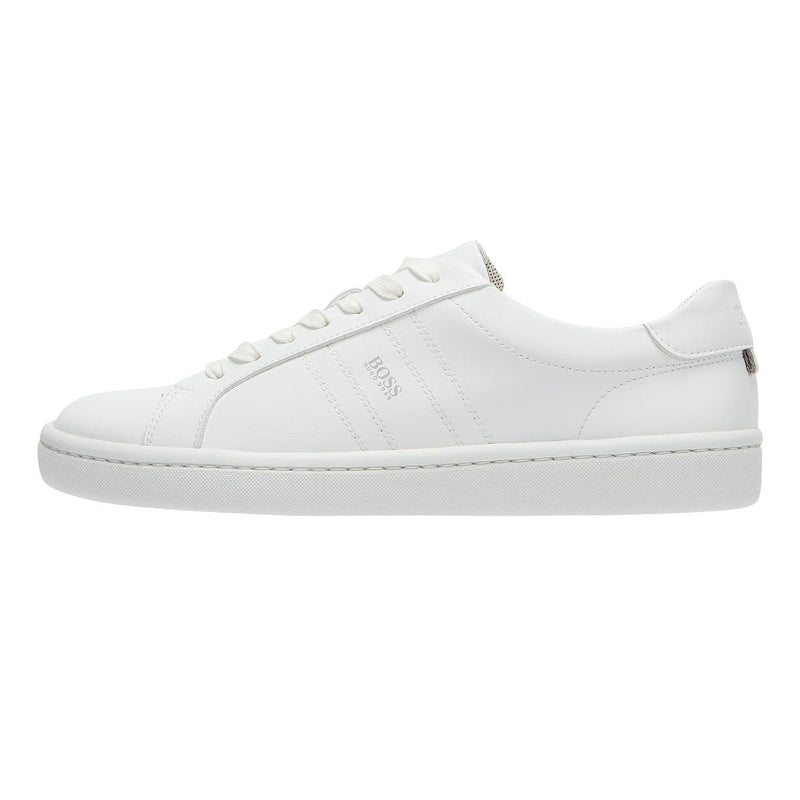 Hugo Boss Ribeira Tenn Mens White Trainers