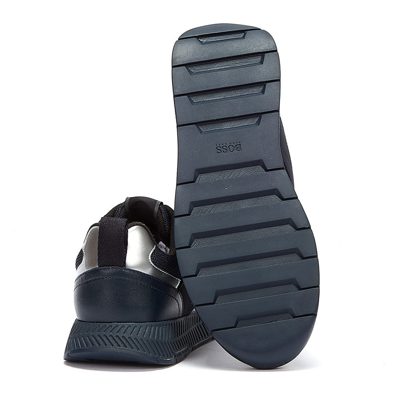 Hugo Boss Titanium Runn Mens Navy Trainers