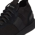 BOSS Titanium Runn Knit Mens Black Trainers