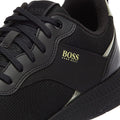 Hugo Boss Titanium Runn Mens Black Trainers