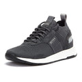 BOSS Titanium Runn Knit Mens Grey Trainers