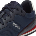 BOSS Rusham Low Nypu Mens Dark Blue Trainers