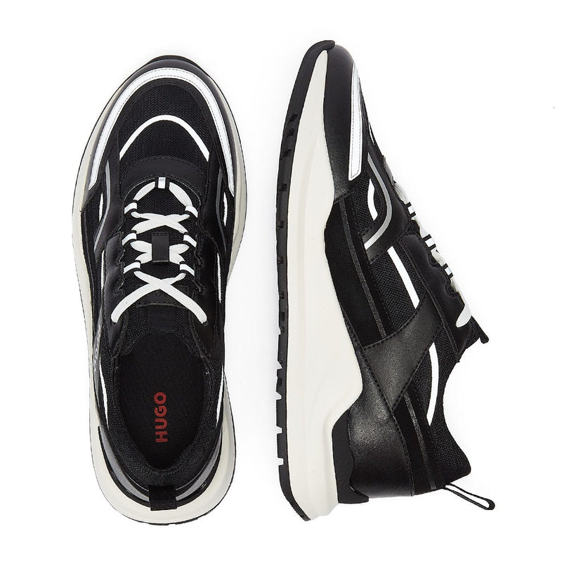HUGO Joyce Runn Thln Womens Black Trainers