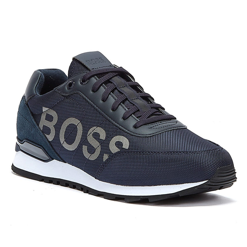 BOSS Parkour Runn Mens Dark Blue Trainers