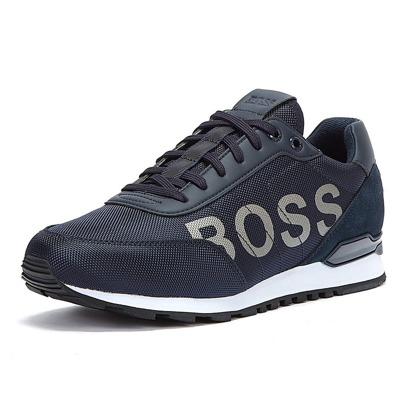 BOSS Parkour Runn Mens Dark Blue Trainers