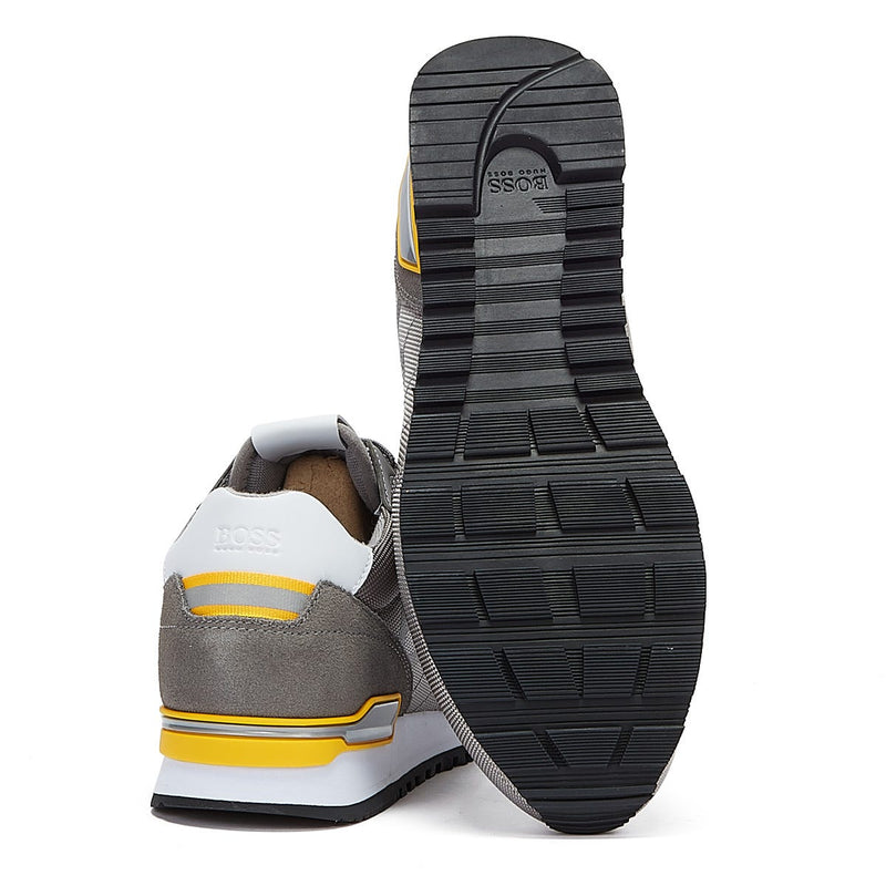 BOSS Parkour Runn Mens Grey Trainers