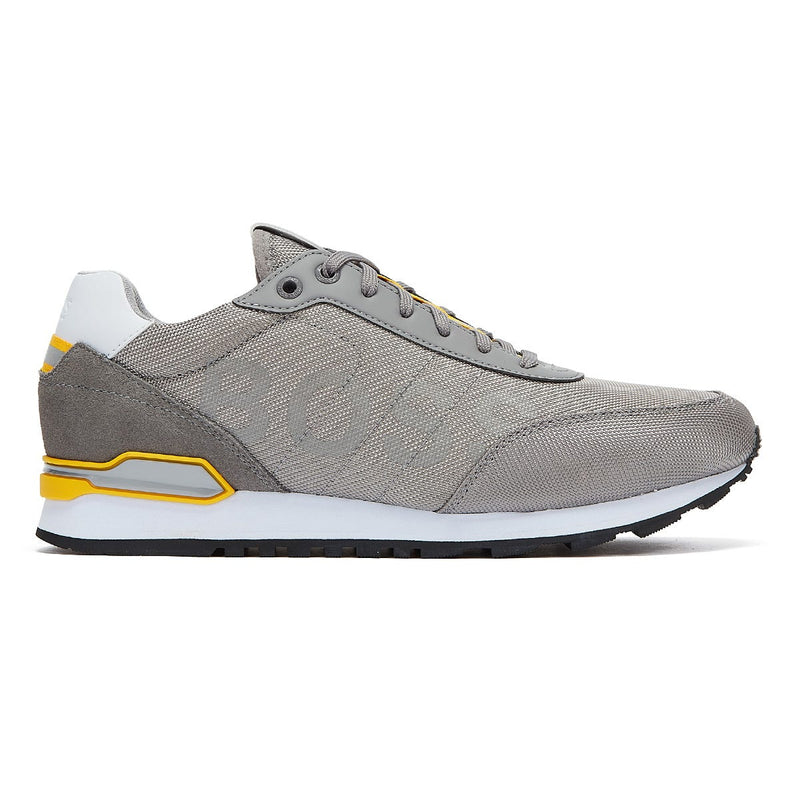 BOSS Parkour Runn Mens Grey Trainers