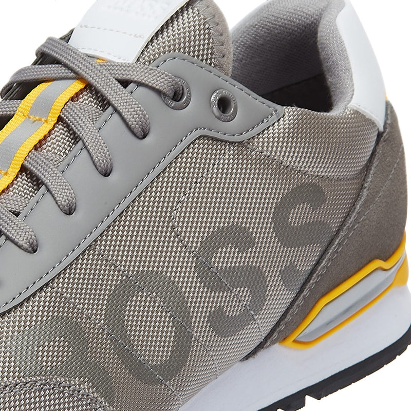 BOSS Parkour Runn Mens Grey Trainers