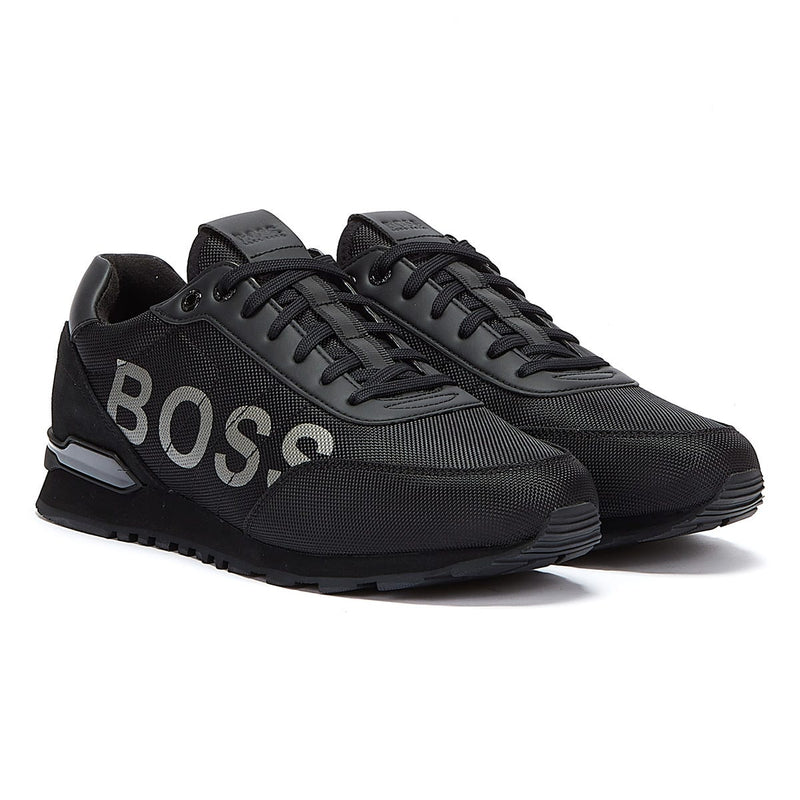 BOSS Parkour Runn Mens Black / Black Trainers