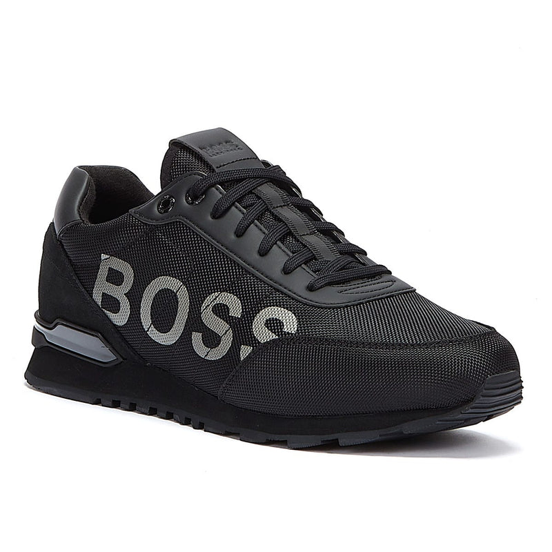 BOSS Parkour Runn Mens Black / Black Trainers