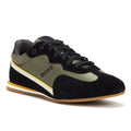 BOSS Rusham Low Mens Dark Green Trainers