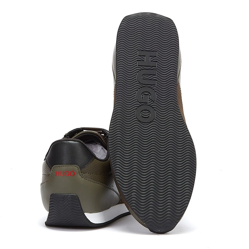 HUGO Cyden Low Mens Dark Green Trainers