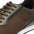 HUGO Cyden Low Mens Dark Green Trainers