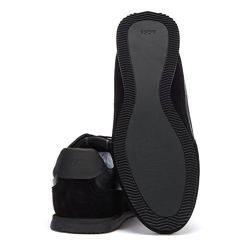 BOSS Rusham Low Mens Black / Black Trainers