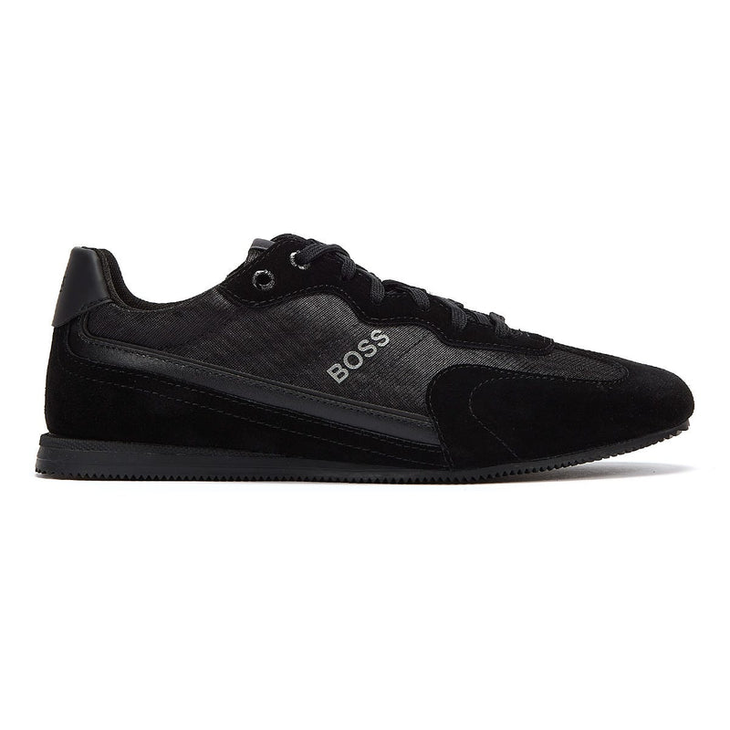 BOSS Rusham Low Mens Black / Black Trainers