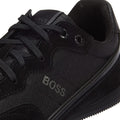 BOSS Rusham Low Mens Black / Black Trainers