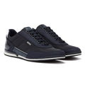 BOSS Saturn Low Flny Mens Dark Blue Trainers